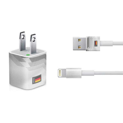 Germany Soccer Flag iPhone Charger (5W USB) Skin